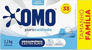 Sabão em Pó OMO Puro Cuidado 2,2kg prod000228 amazon foto 2