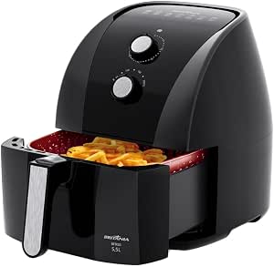 Air Fryer Britânia 5,5L 1500W Antiaderente Redstone BFR50 prod000077 amazon foto 3