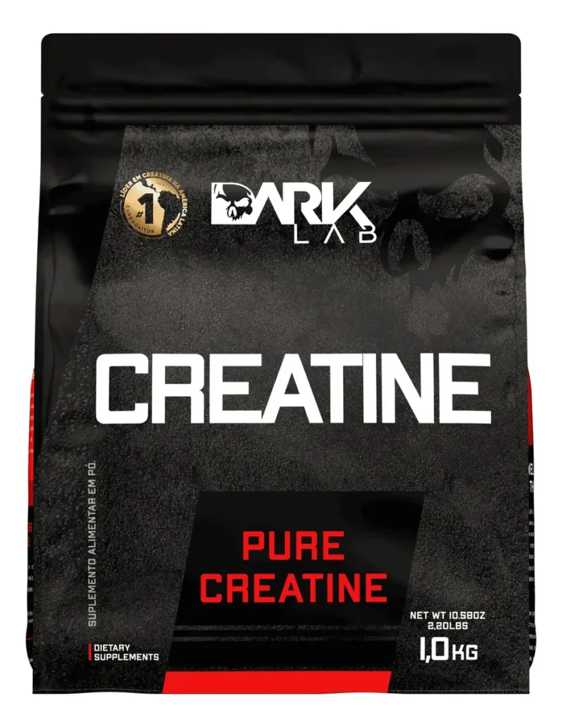 Creatina Monohidratada Pura 1kg Dark Lab Unidade Sem sabor prod000093 meli foto 3